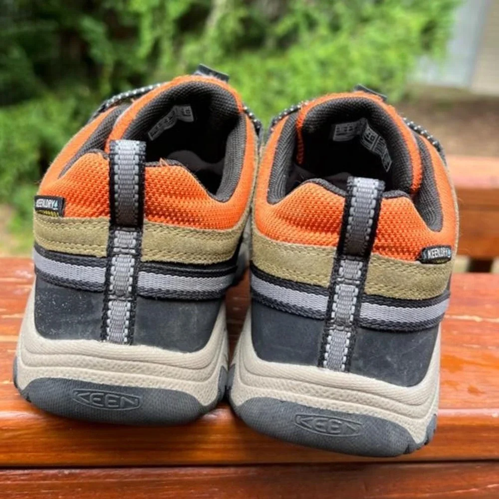 Keen Youth 2 Waterproof Targhee IV Hiker Bison Brindle Orange Boots